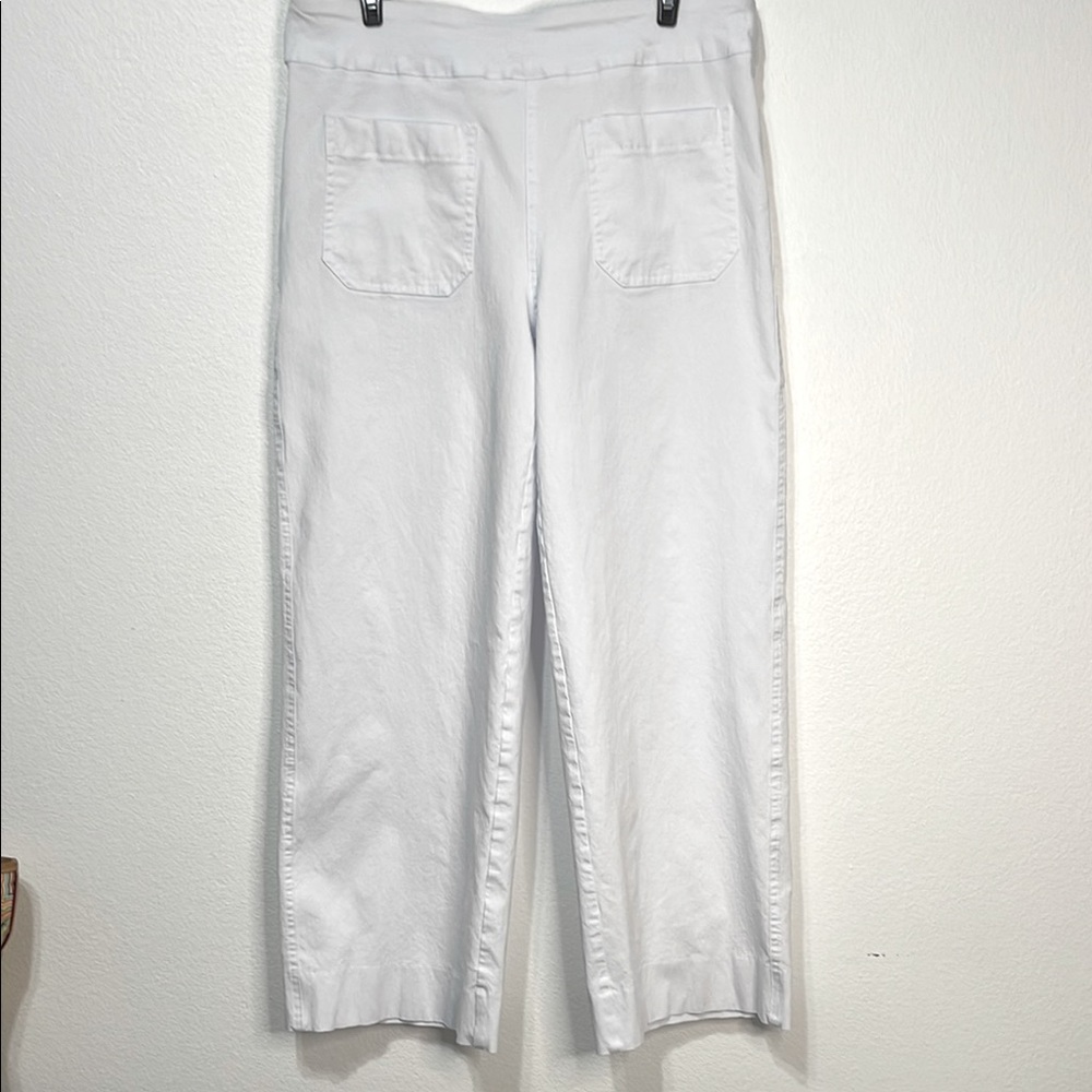 Zac & Rachel NWOT Crisp White Wide Leg Pants Size 8